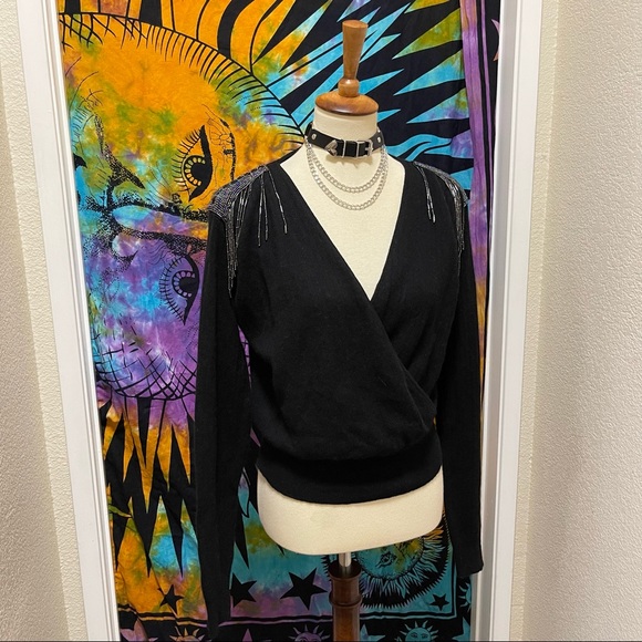 🌈 Lovely Vintage Angora Wool blouse - Picture 4 of 13